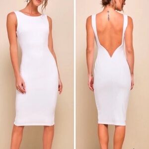 Lulu's Midi Backless Dress